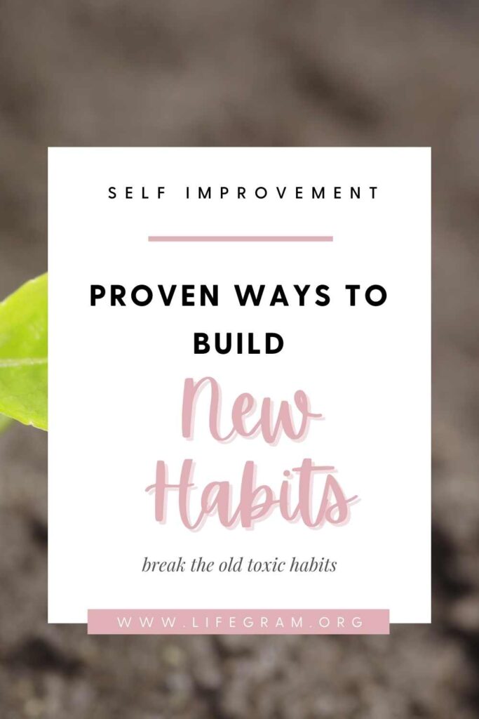 build new habits