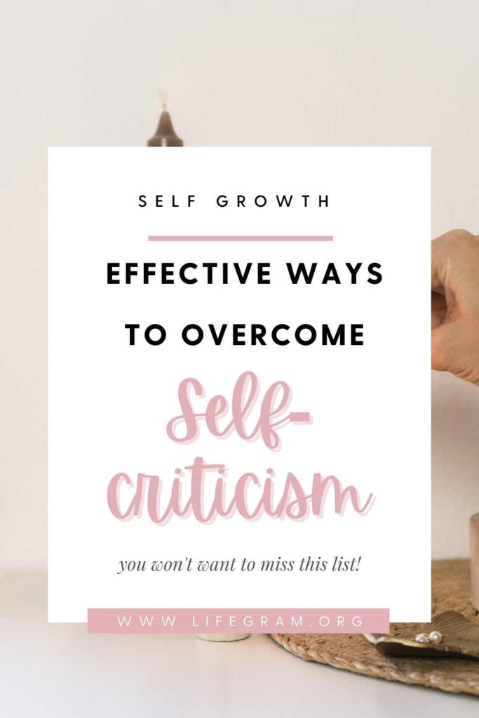 overcome self criticism